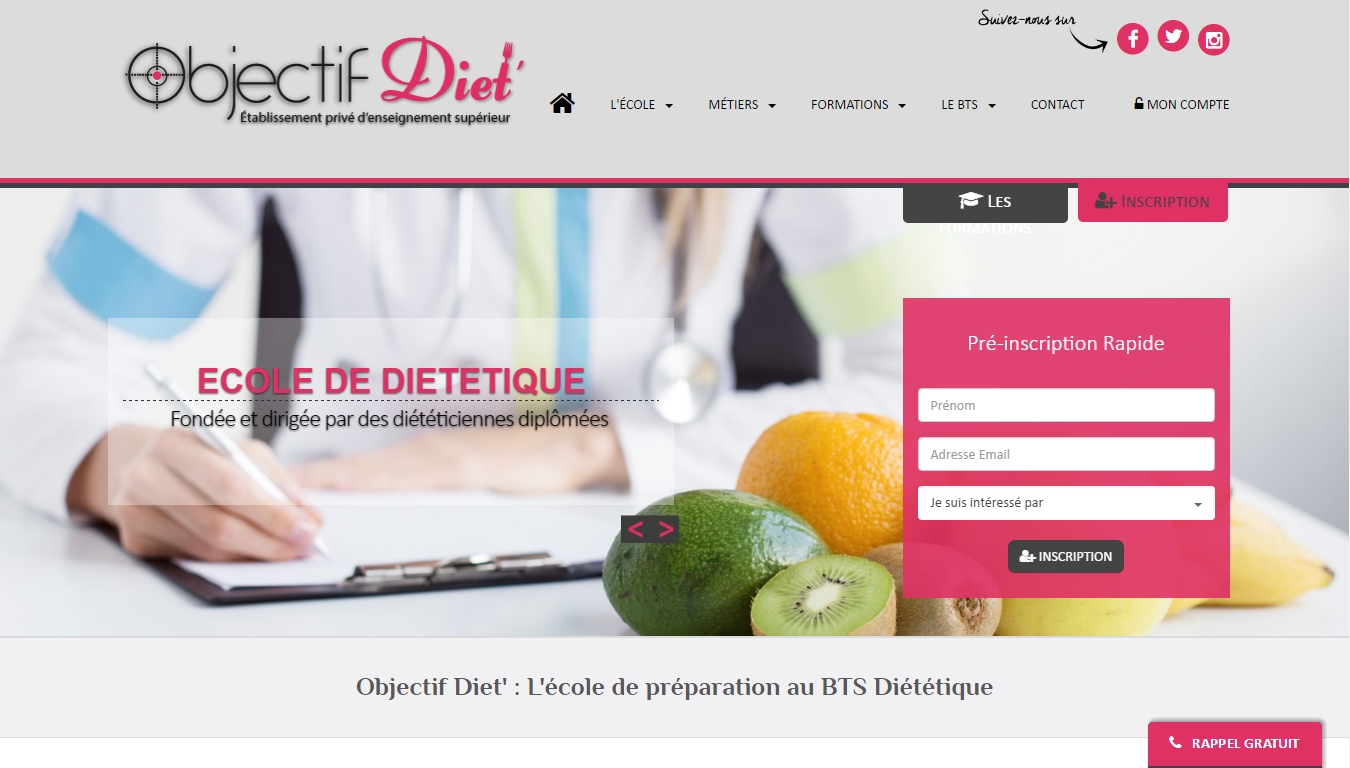 Webdesign Objectif Diet